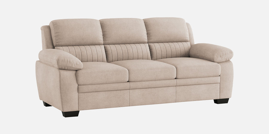 Cantaberry Velvet 3 Seater Sofa In Camel Beige Colour - Febonic Living