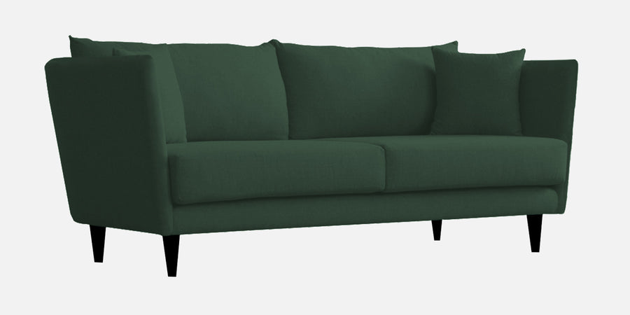 Norway Velvet 3 Seater Sofa In Amazon Green Colour - Febonic Living