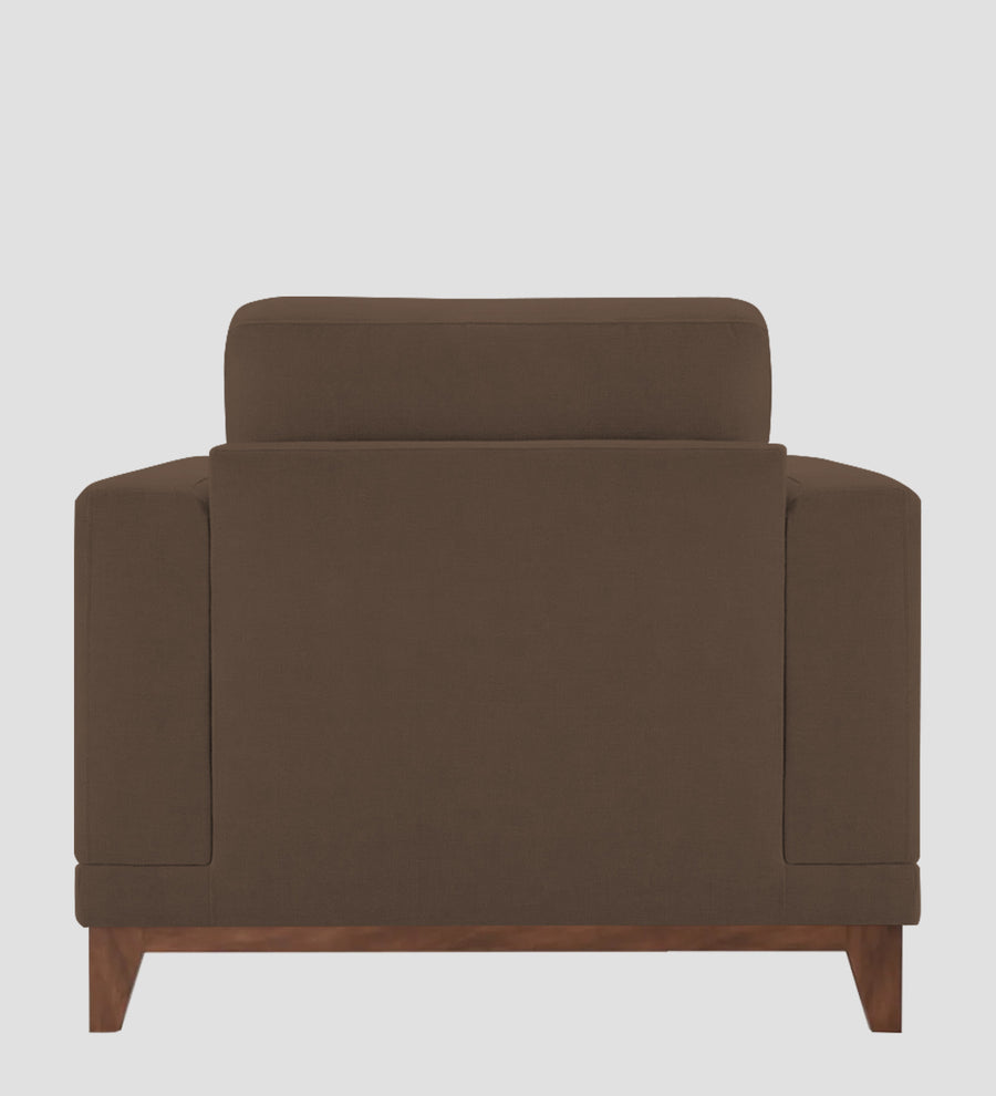Esha Fabric 1 Seater Sofa In Rosy Brown Colour - Febonic Living