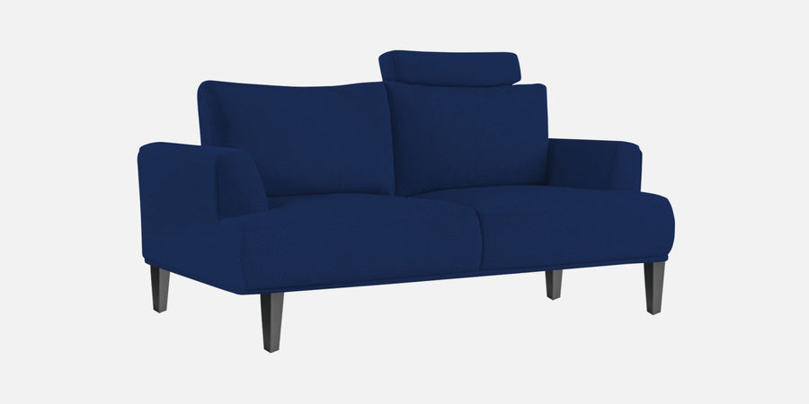 Como Fabric 2 Seater Sofa In Royal Blue Colour - Febonic Living