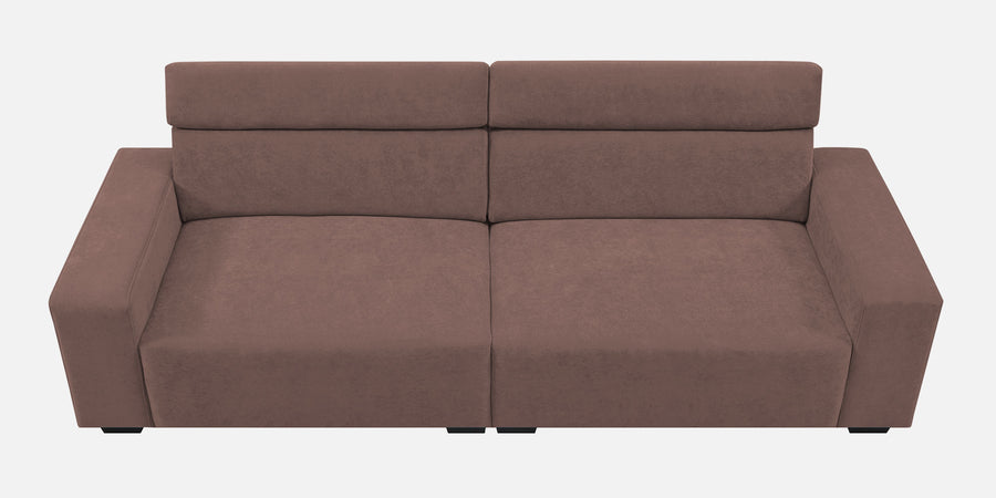 Hiro Fabric 3 Seater Sofa In Berry Wine Colour - Febonic Living