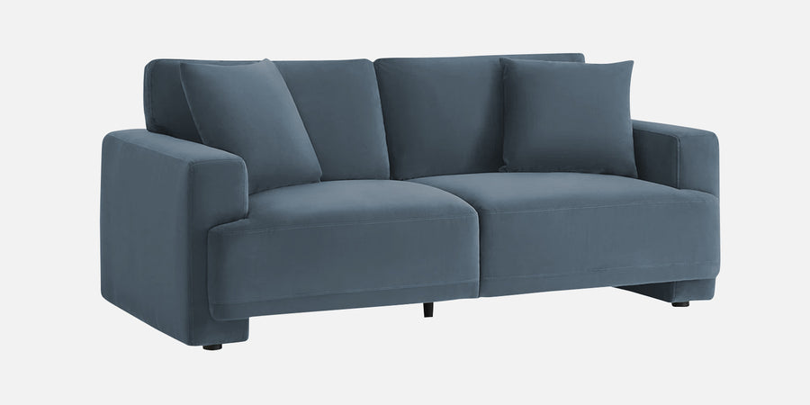 Kosta Velvet 2 Seater Sofa In Oxford Blue Colour - Febonic Living