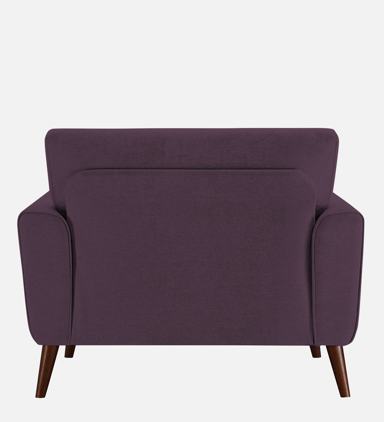 Castro Fabric 1 Seater Sofa in Greek Purple Colour