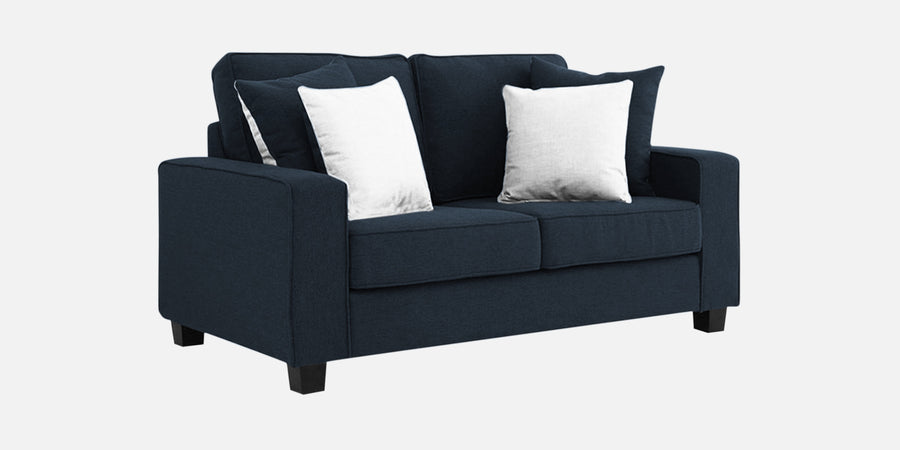 Ladybug Fabric 2 Seater Sofa In Denim Blue Colour - Febonic Living