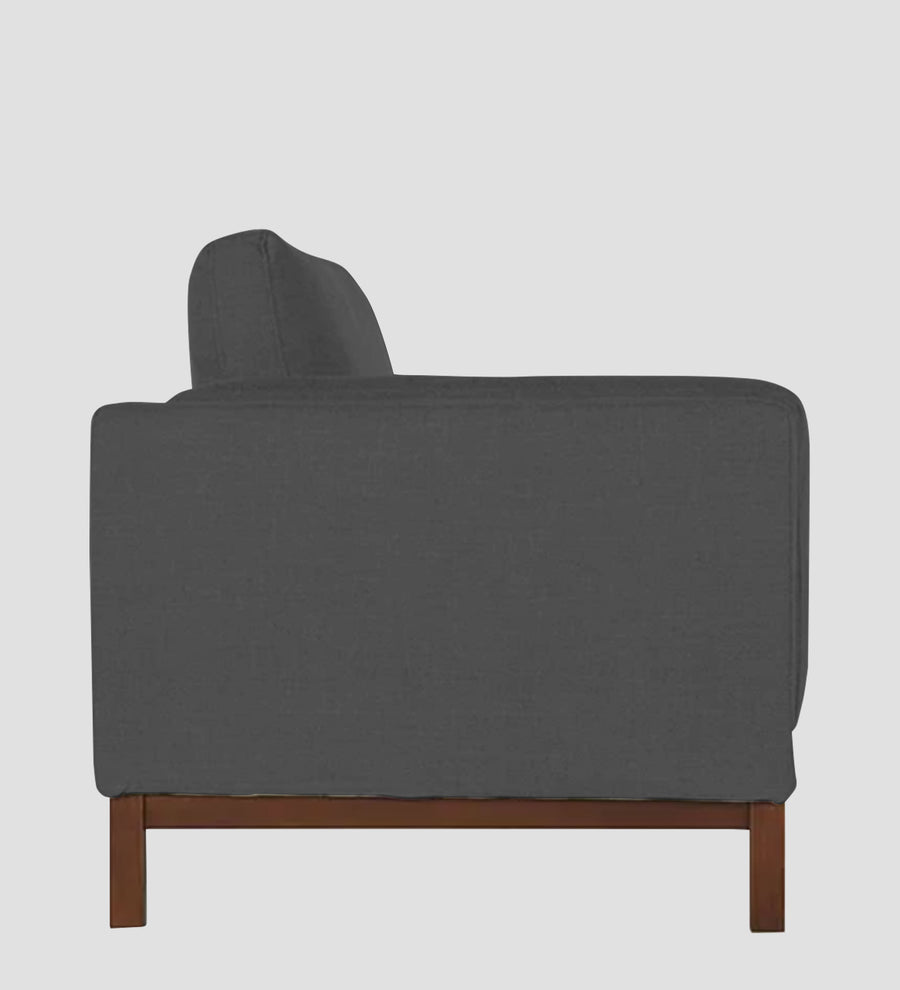 Borry Fabric 1 Seater Sofa In Stone Grey Colour - Febonic Living