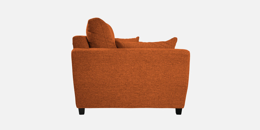 Mario Fabric 2 Seater Sofa In Vivid Orange Colour - Febonic Living