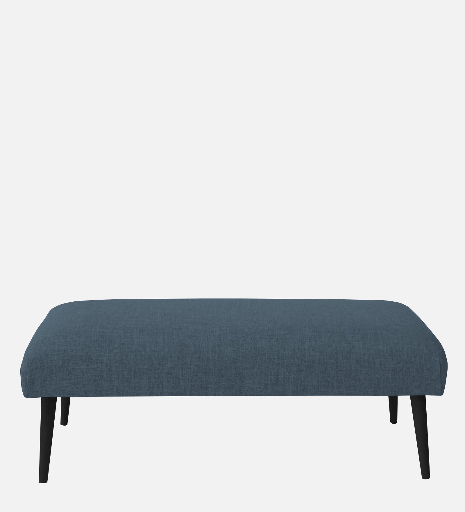 Adon Velvet Bench In Oxford Blue Colour