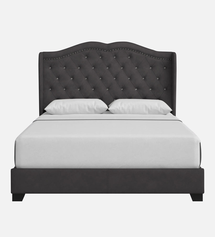 Blake Fabric Upholstered King Size Bed In Maba Grey Colour - Febonic Living