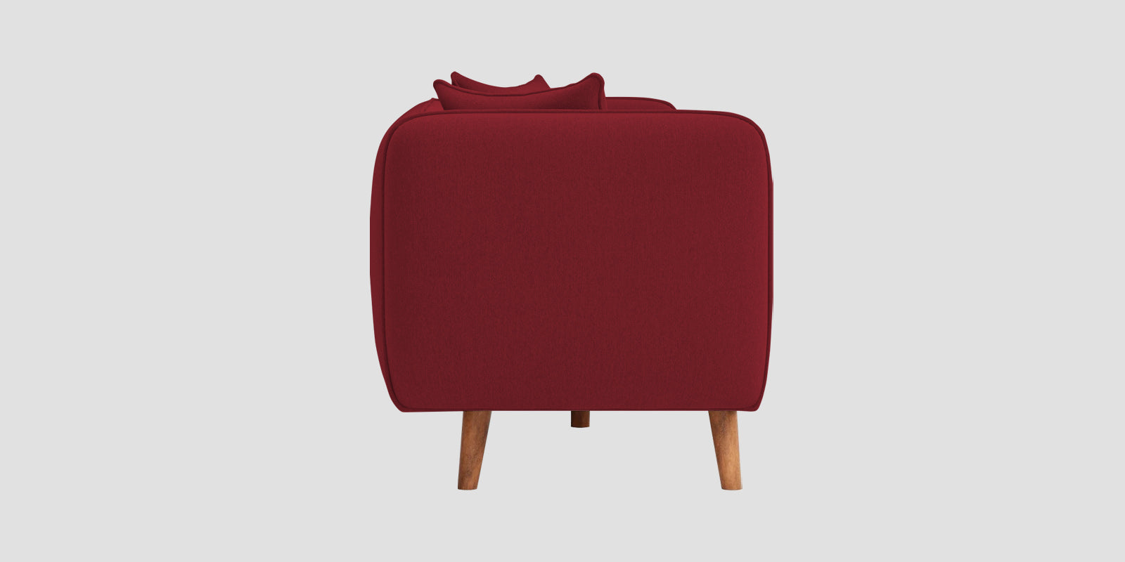 Reva Fabric 3 Seater Sofa In Chilli Red Colour - Febonic Living
