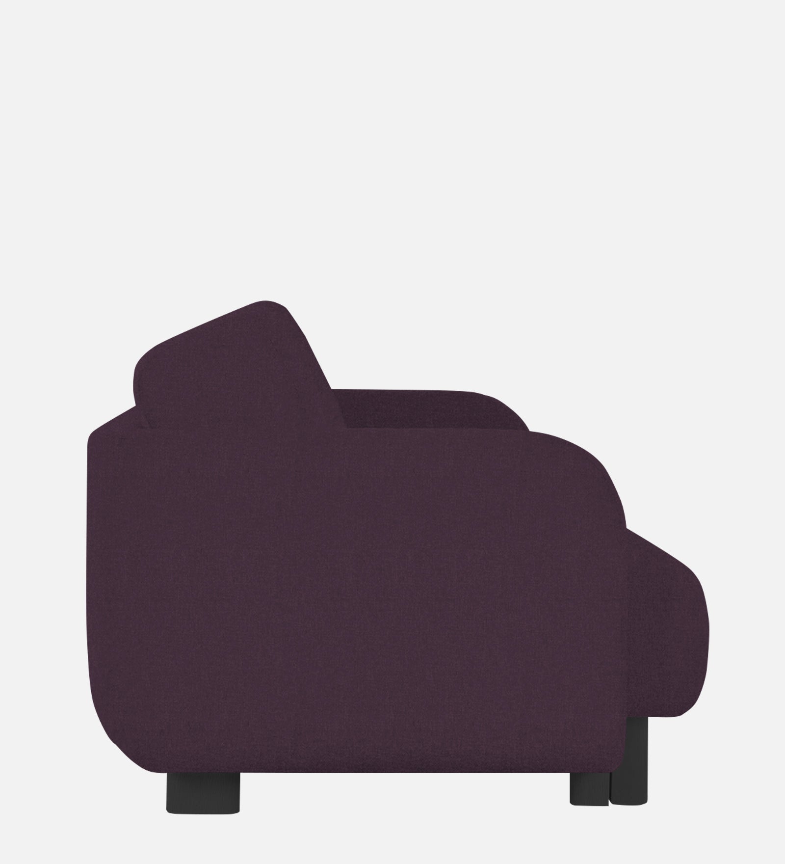 Varu Fabric 1 Seater Sofa In  Greek Purple Colour - Febonic Living