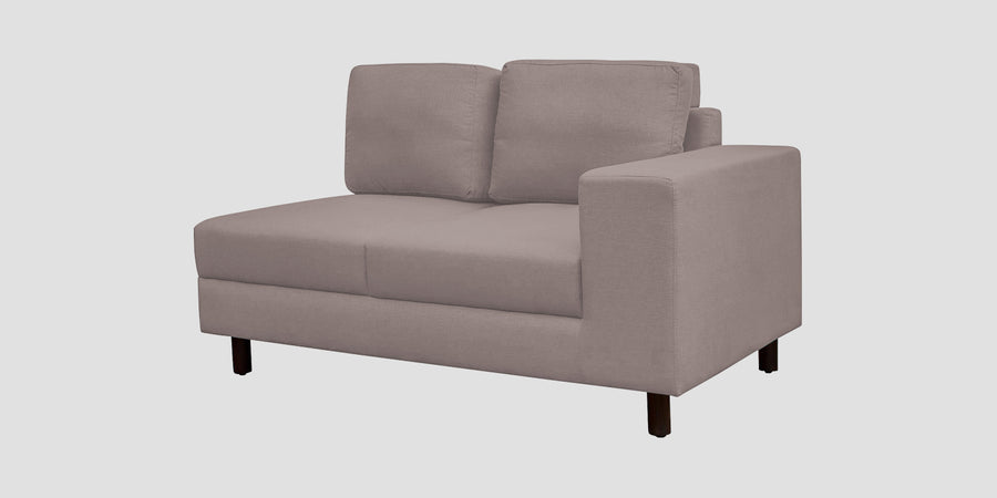 Betty Fabric 6 Seater Lhs Corner Sofa In Almond Beige Colour - Febonic Living