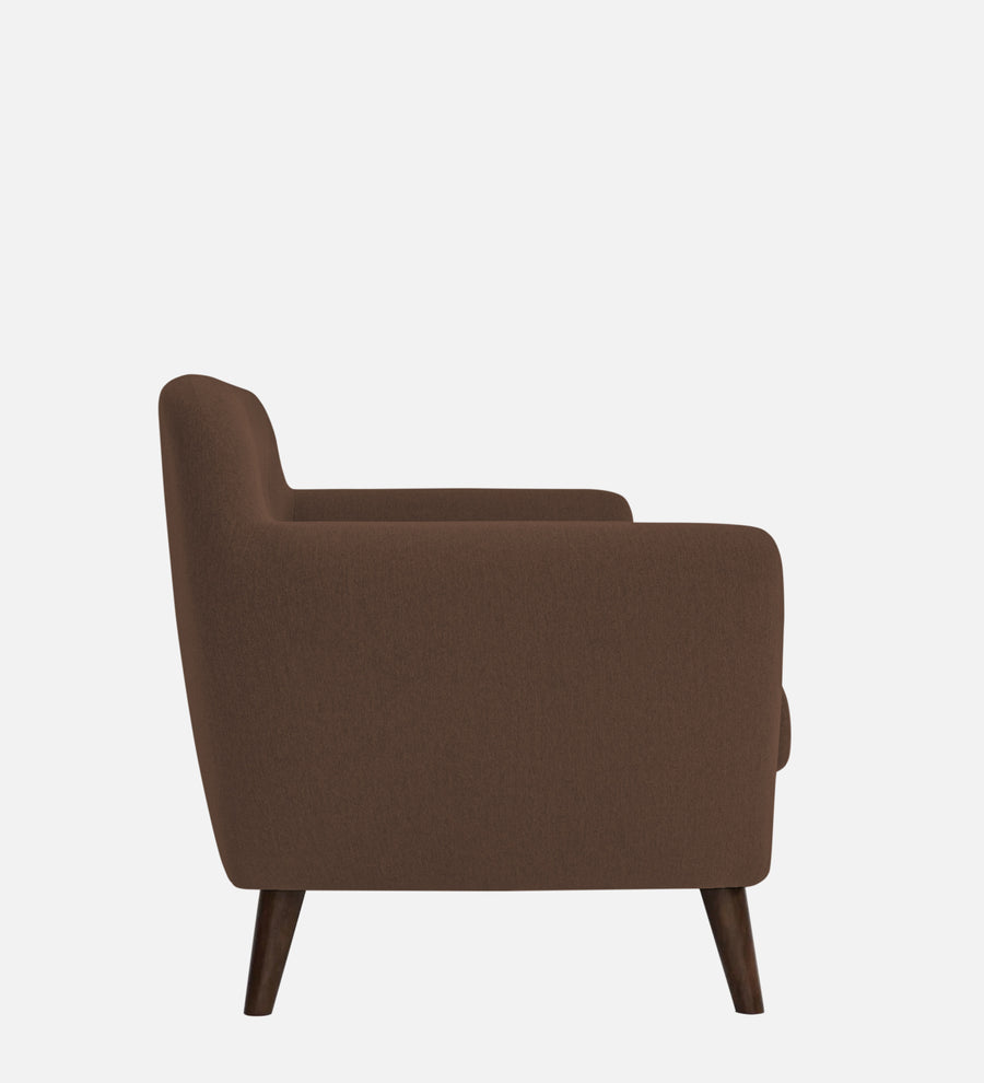 Goofy Fabric 1 Seater Sofa In Ash Brown Colour - Febonic Living