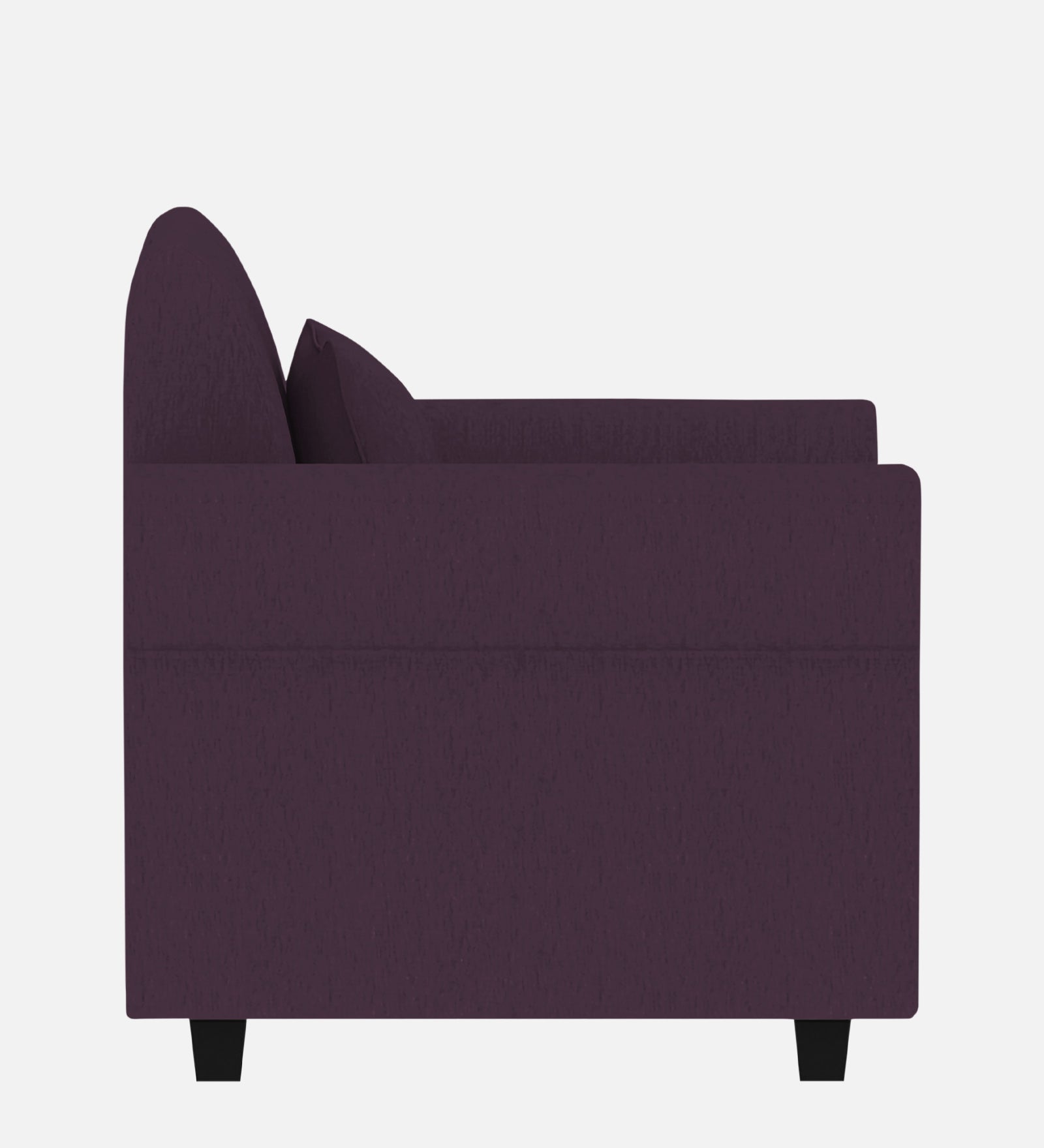 Derado Fabric 1 Seater Sofa in Greek Purple Colour