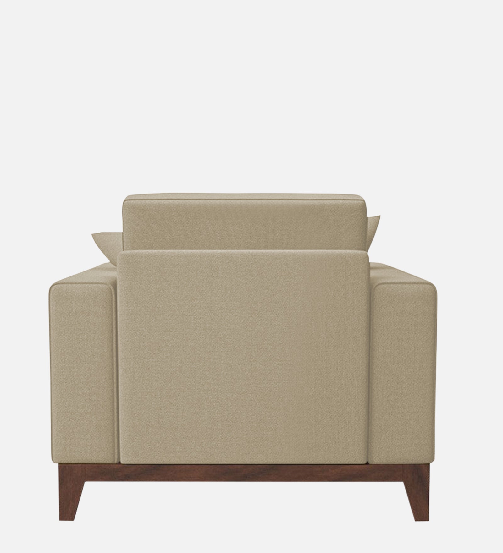 Luca Fabric 1 Seater Sofa in Honey Beige Colour