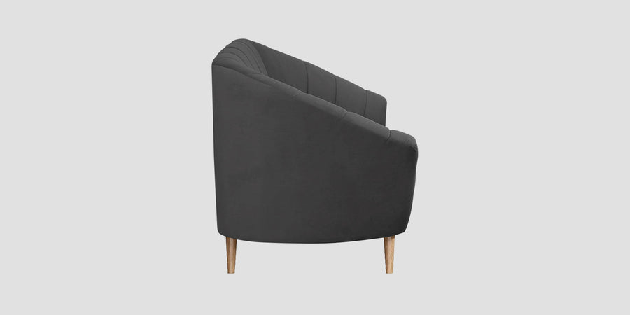 Kaylee Velvet 2 Seater Sofa In Davy Grey Colour - Febonic Living