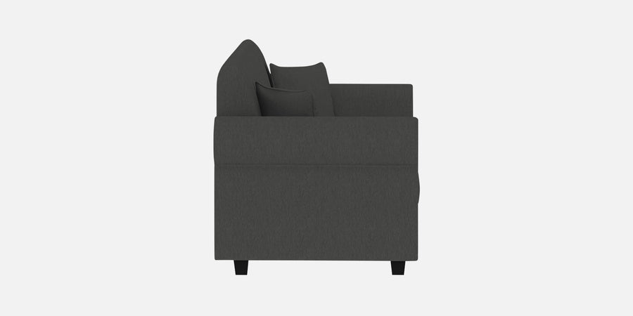 Derado Fabric 2 Seater Sofa In Charcoal Grey Colour - Febonic Living