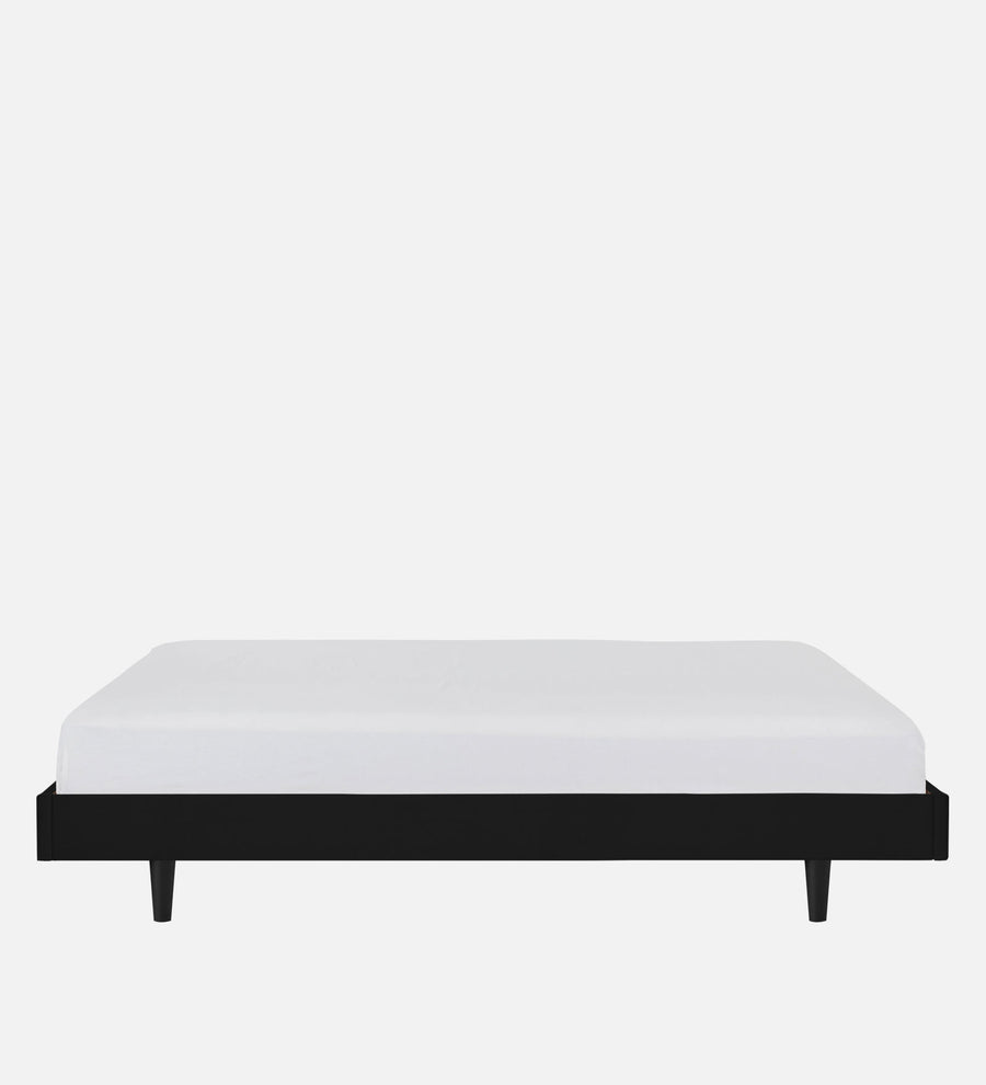 Basi Fabric Upholstered King Size Bed In Zed Black Colour - Febonic Living