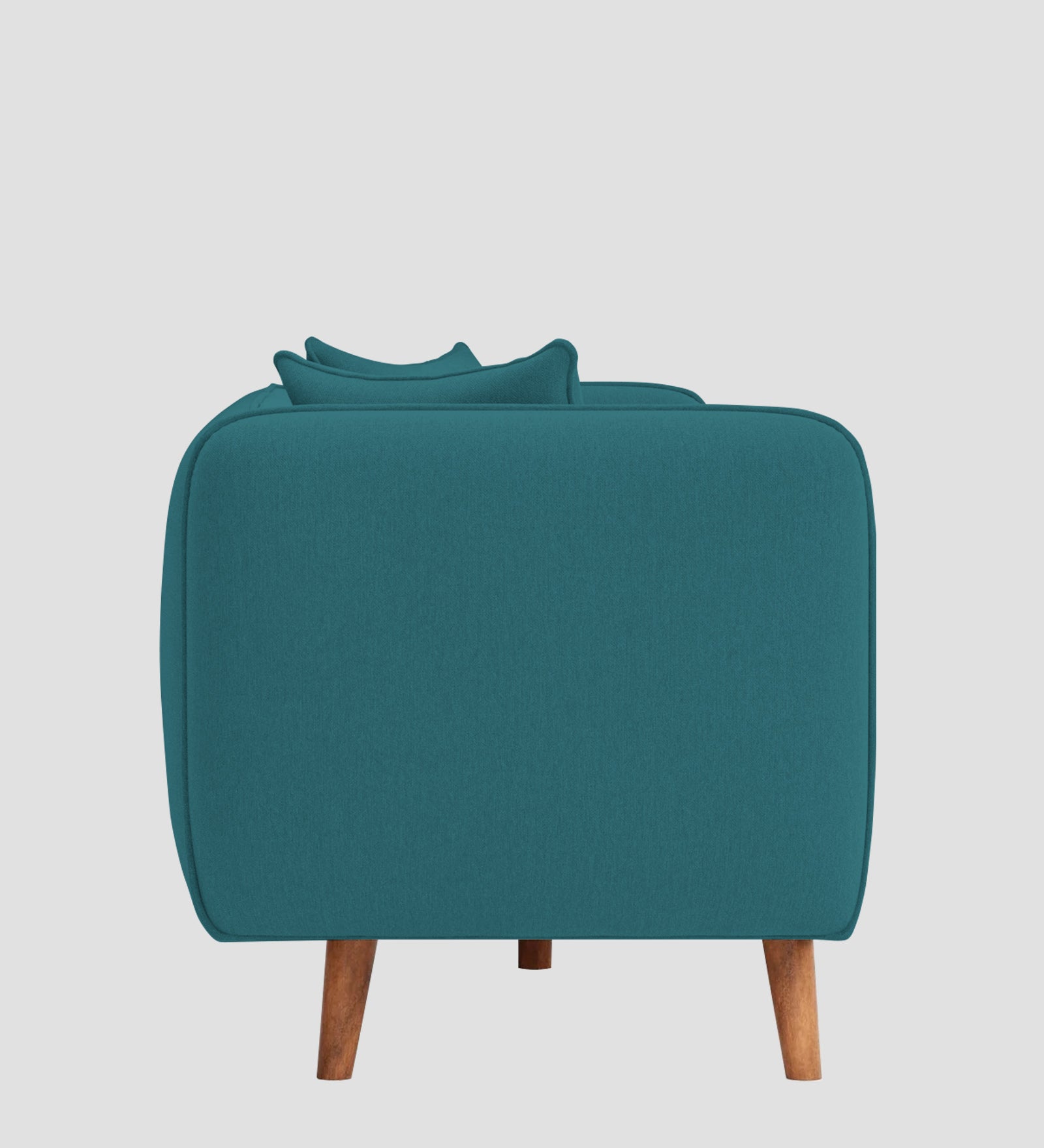 Reva Fabric 1 Seater Sofa In  Water Blue Colour - Febonic Living