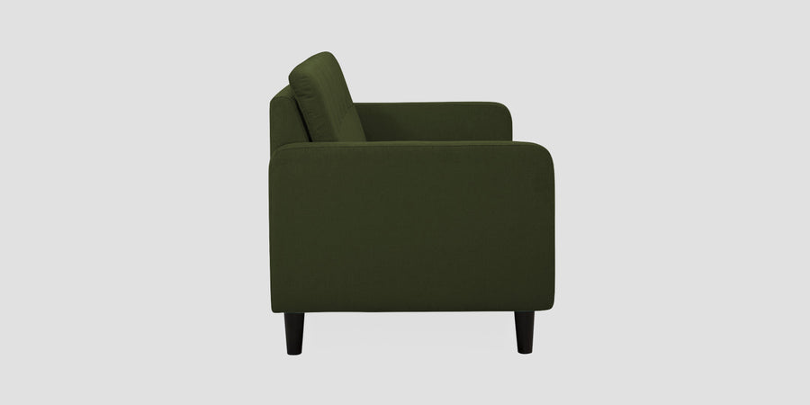 Noha Fabric 3 Seater Sofa In Olive Green Colour - Febonic Living