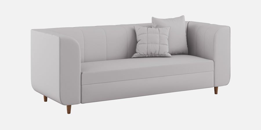 Sumo Velvet 3 Seater Sofa In Concrete Grey Colour - Febonic Living