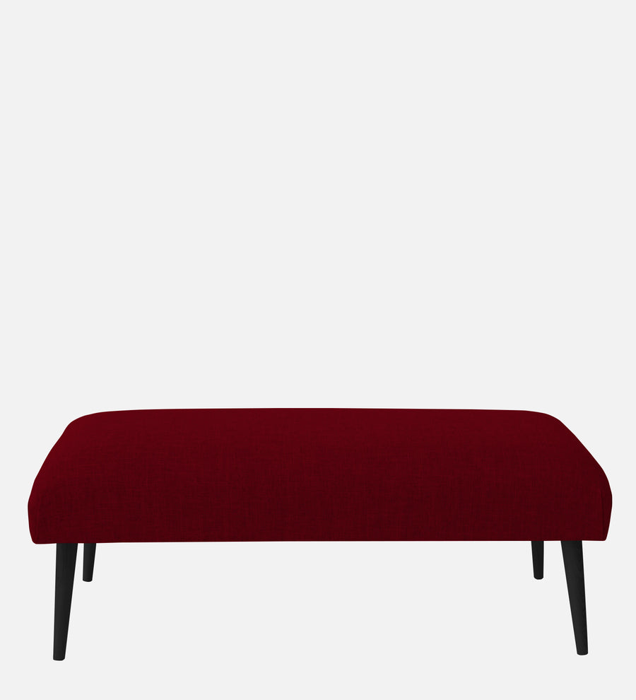 Adon Velvet Bench In Cherry Red Colour - Febonic Living