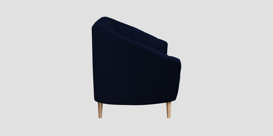 Kaylee Velvet 2 Seater Sofa In Dark Blue Colour - Febonic Living