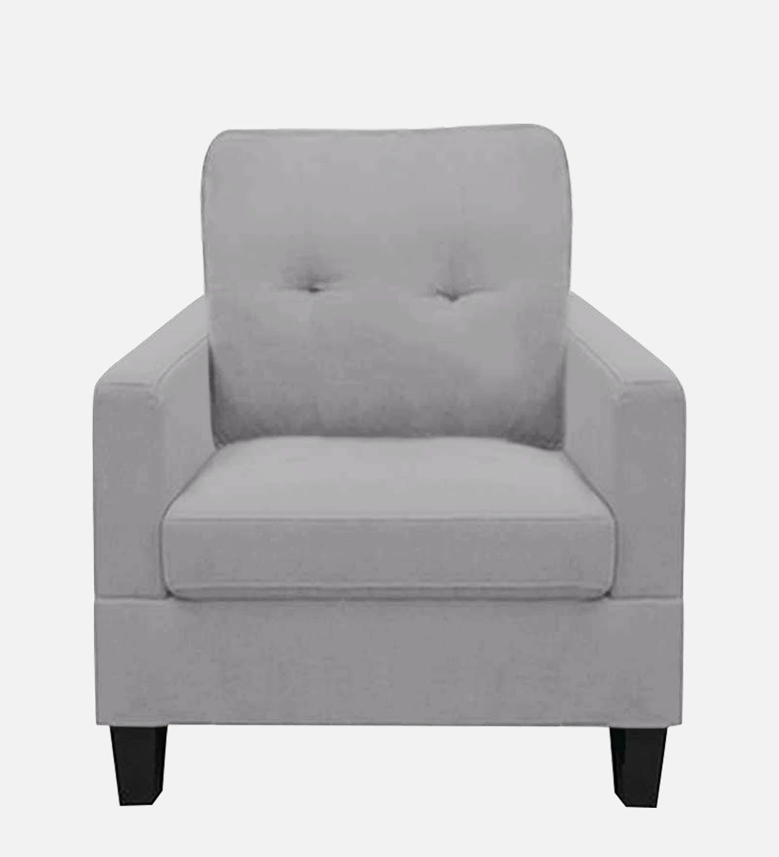 Thomas Fabric 1 Seater Sofa in Lit Grey Colour