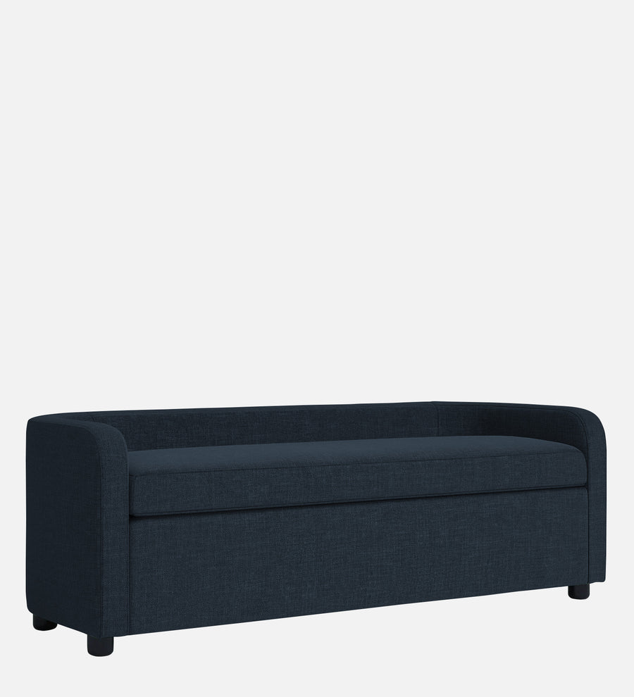 Cooper Fabric Storage Bench In Denim Blue Colour - Febonic Living