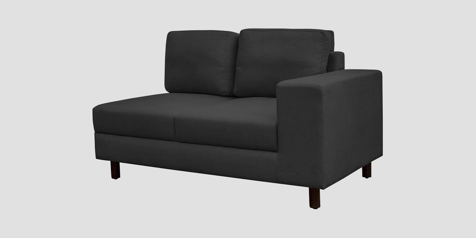 Betty Fabric 6 Seater LHS Corner Sofa In Stone Grey Colour - Febonic Living