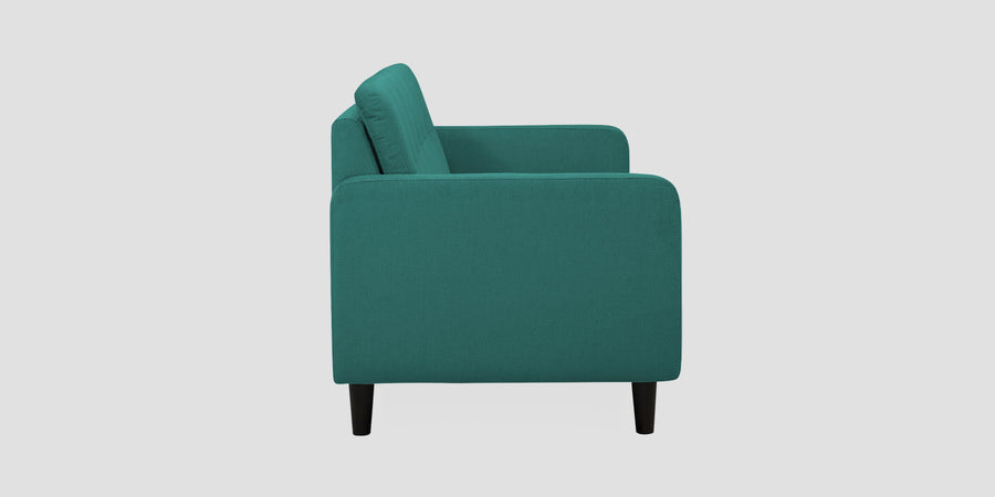 Noha Fabric 2 Seater Sofa In Sea Green Colour - Febonic Living