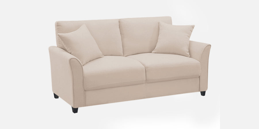 Daroo Velvet 2 Seater Sofa In Camel Beige Colour - Febonic Living