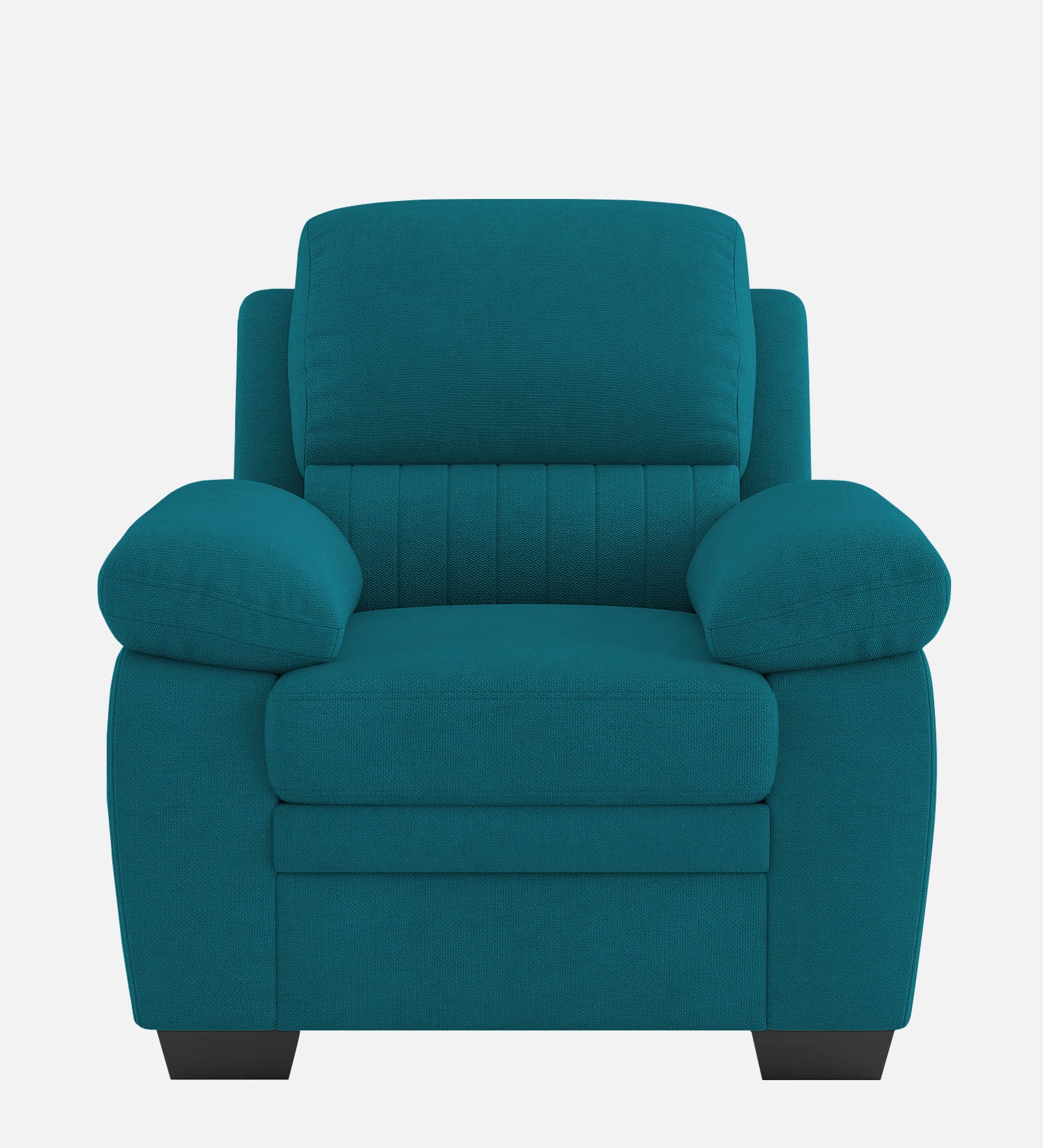 Miranda Velvet 1 Seater Sofa in Pine green Colour