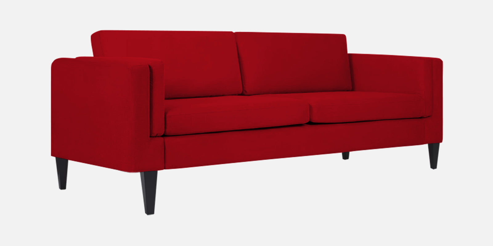 Jasper Velvet 3 Seater Sofa in Berry Maroon Colour