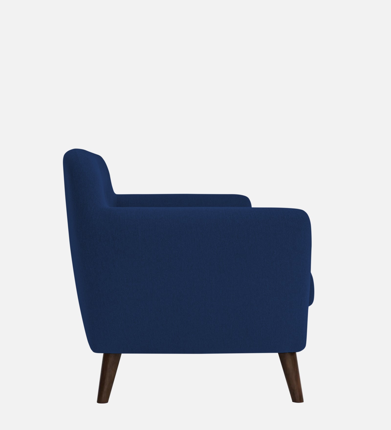 Goofy Fabric 1 Seater Sofa in Royal Blue Colour