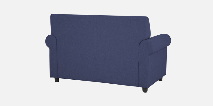 Ribby Fabric 2 Seater Sofa In Slate Blue Colour - Febonic Living