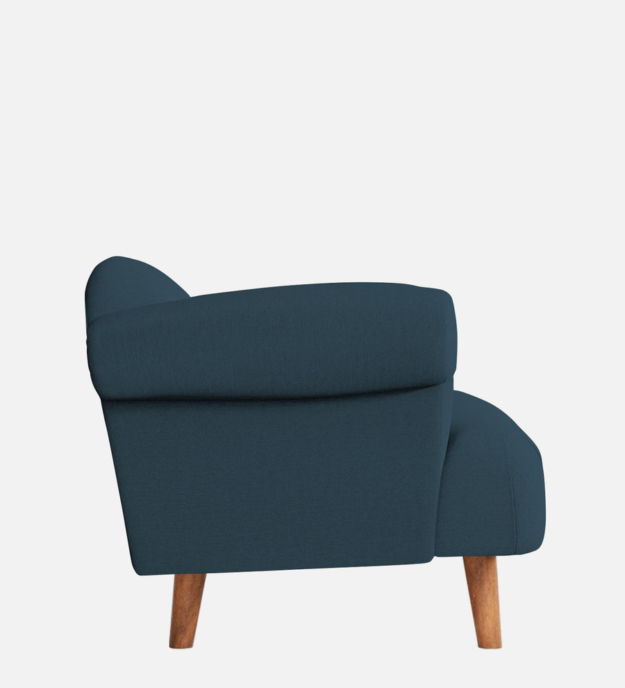 Barber Fabric 1 Seater Sofa In Cool Blue Colour - Febonic Living