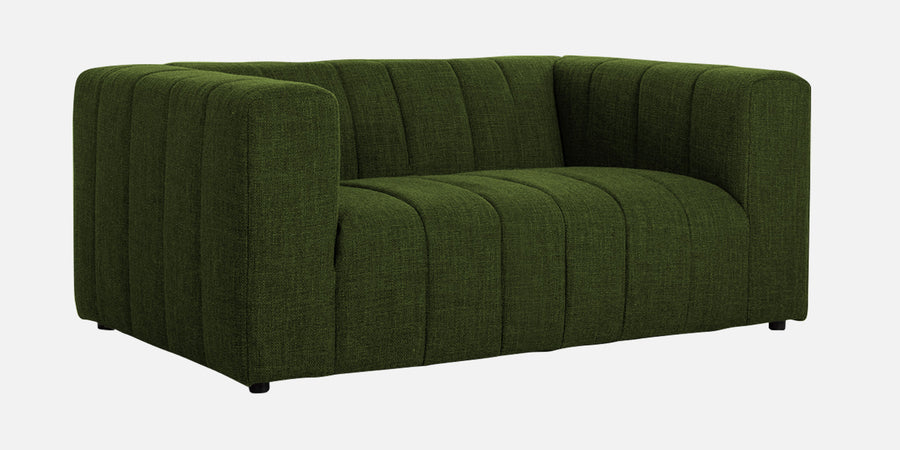 Lara Fabric 2 Seater Sofa In Olive Green Colour - Febonic Living