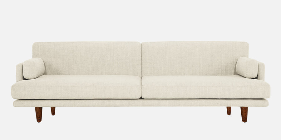 Ricky Fabric 3 Seater Sofa In Ivory Cream Colour - Febonic Living