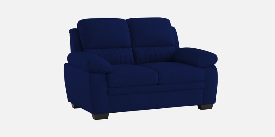 Cantaberry Velvet 2 Seater Sofa In Dark Blue Colour - Febonic Living