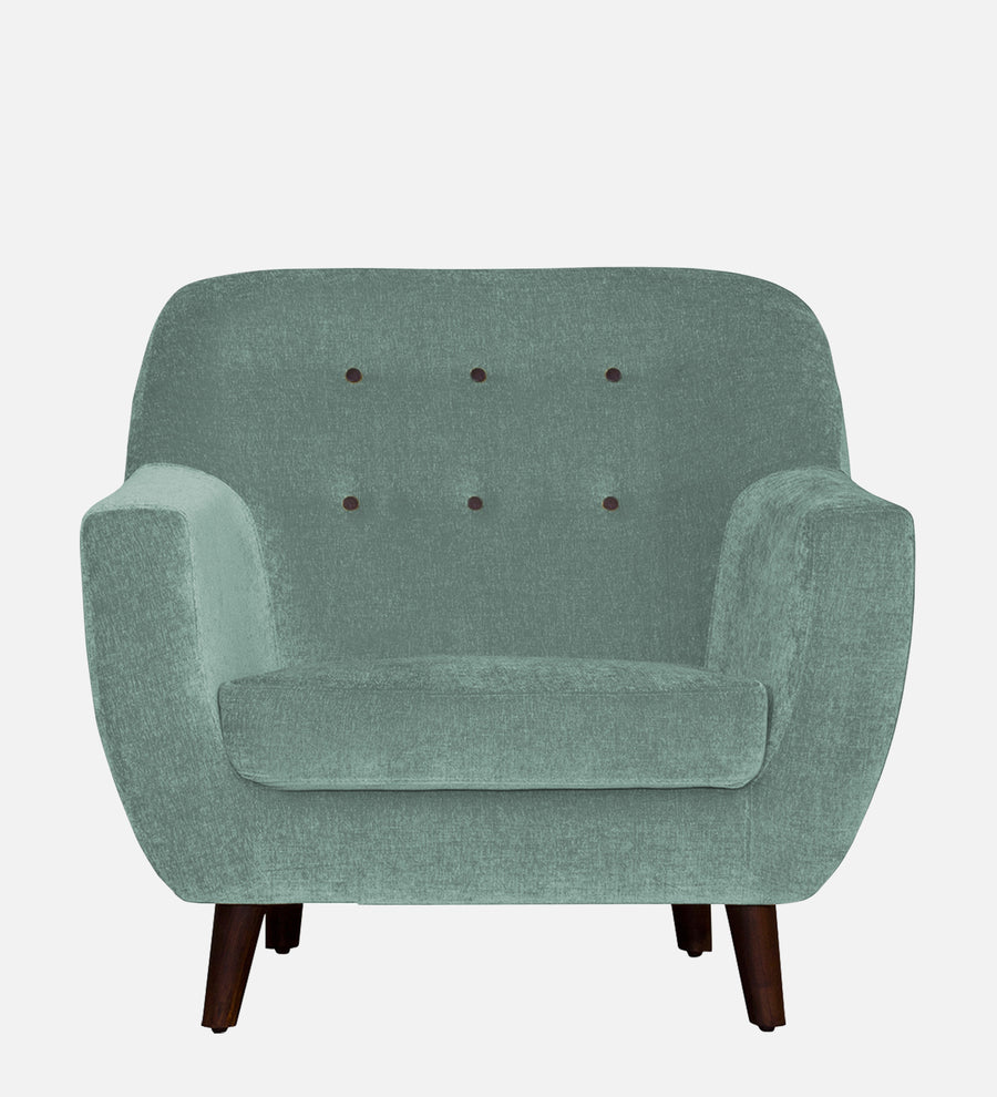 German Fabric 1 Seater Sofa In Suka Blue Colour - Febonic Living