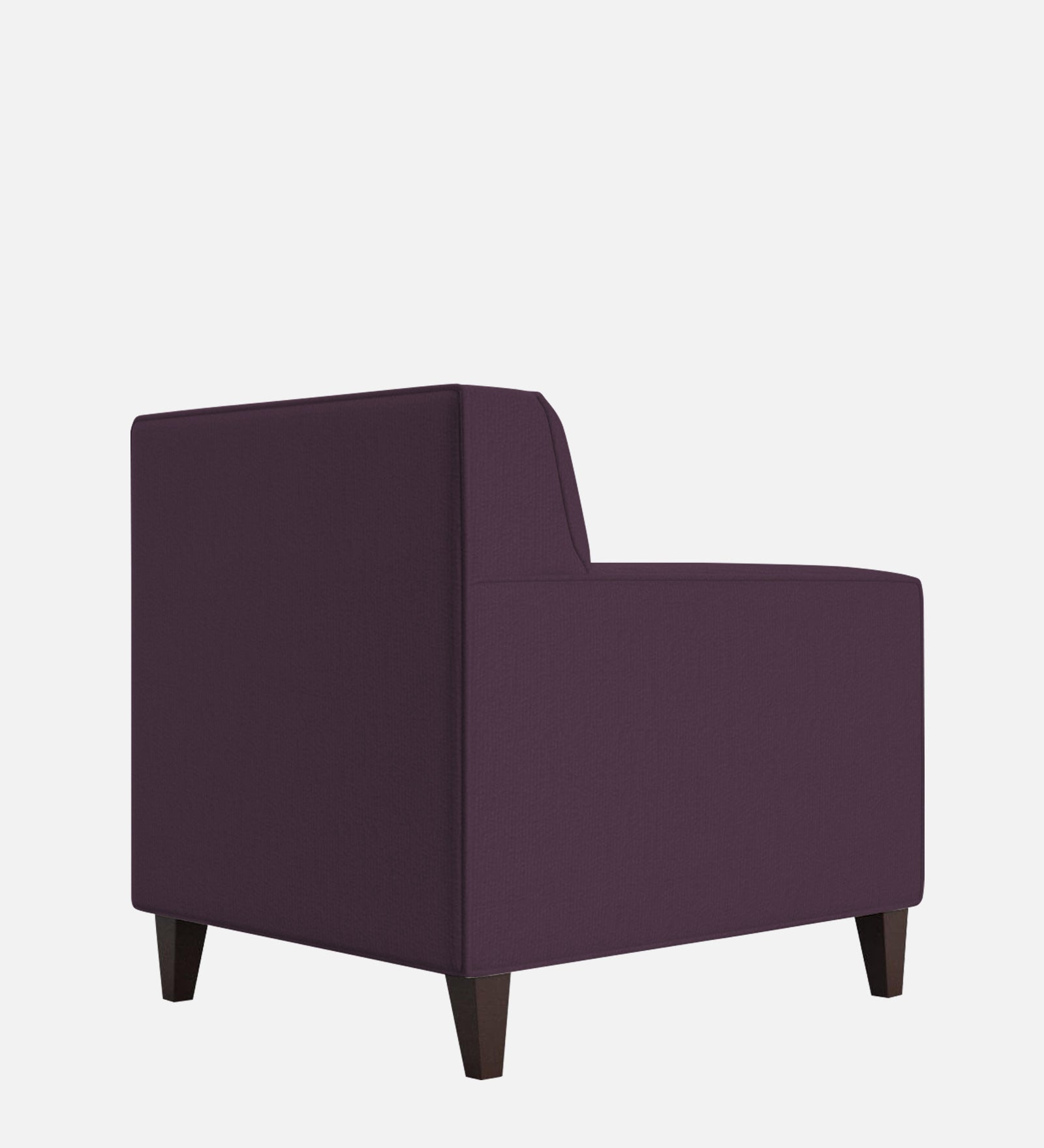 Miller Fabric 1 Seater Sofa in Greek Purple Colour