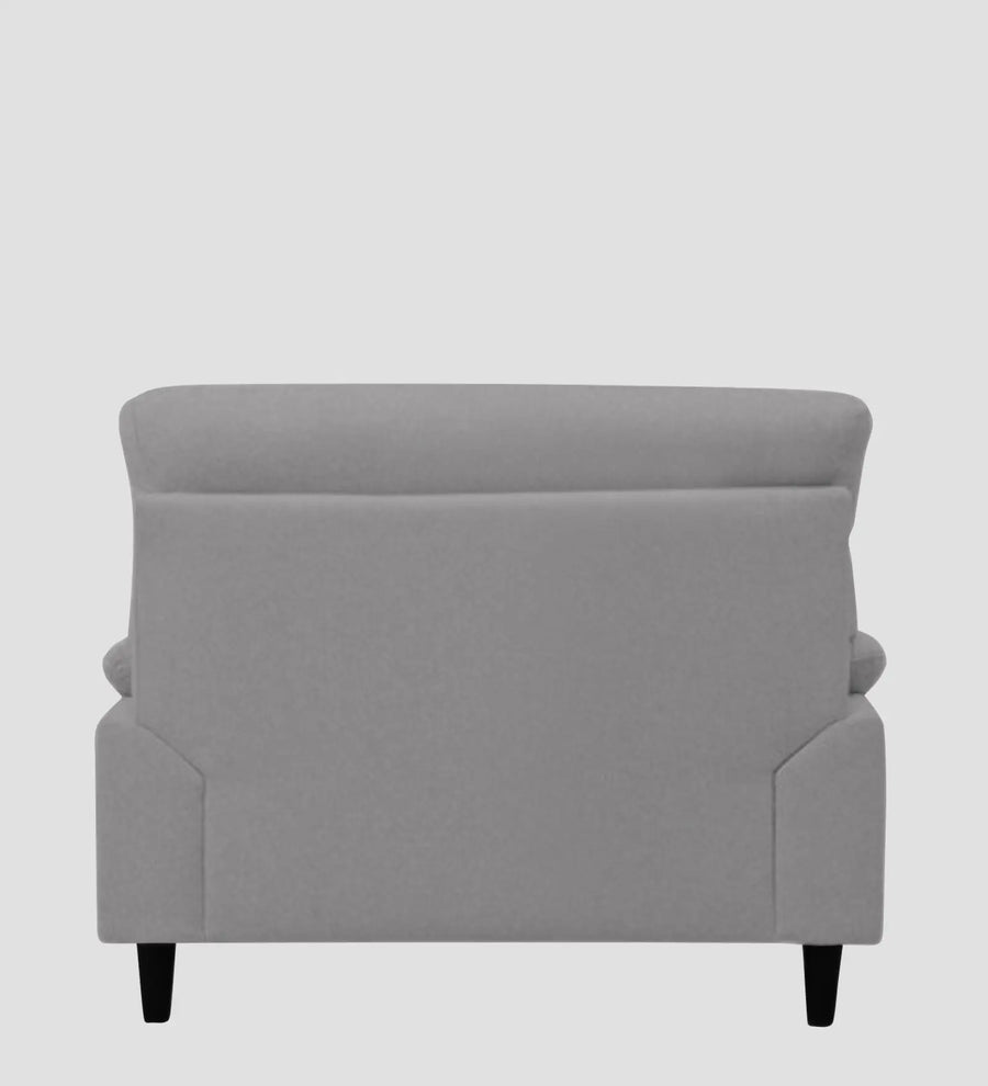 Zibby Fabric 1 Seater Sofa In Dim Grey Colour - Febonic Living