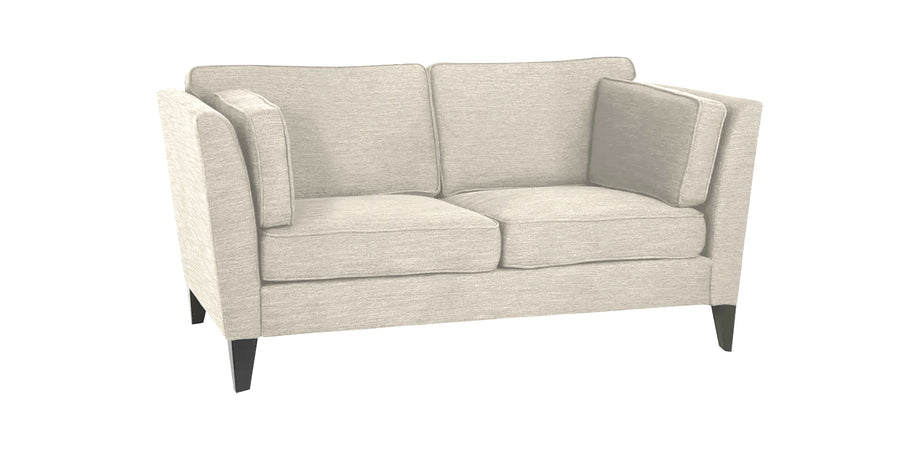 Nigar Fabric 2 Seater Sofa In Ivory Cream Colour - Febonic Living