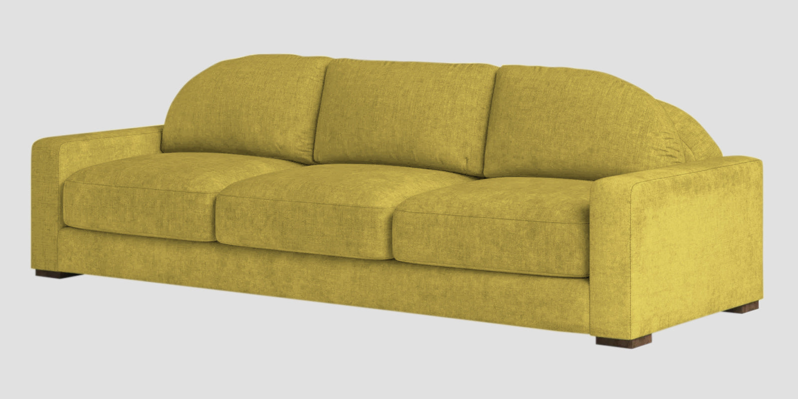 Dara Fabric 3 Seater Sofa In Parrot Green Colour