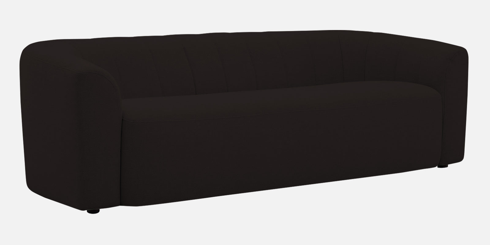 Mara Fabric 3 Seater Sofa In Cara Brown Colour - Febonic Living