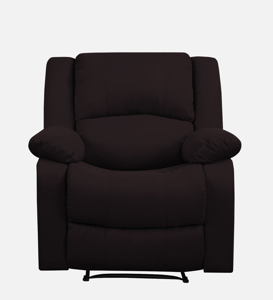 Henry Fabric 1 Seater Motorized Recliner In Cara Brown Colour - Febonic Living