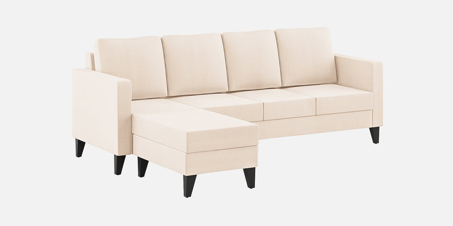 Nori Fabric Rhs Sectional Sofa 3 Lounger In Woom Beige Colour - Febonic Living