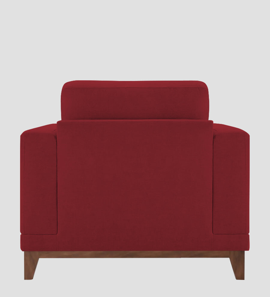 Esha Fabric 1 Seater Sofa In Chilli Red Colour - Febonic Living