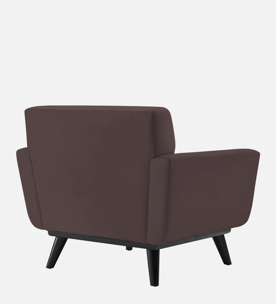 Tucker Velvet 1 Seater Sofa In Mocha Brown Colour - Febonic Living