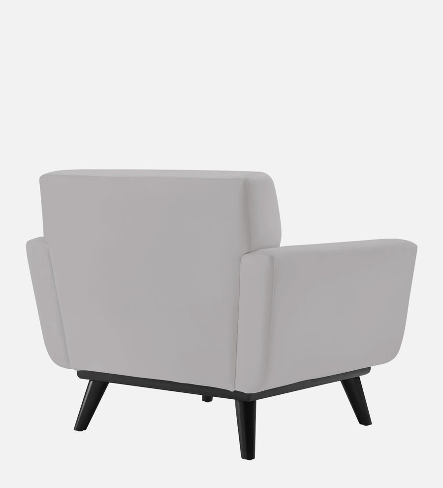 Tucker Velvet 1 Seater Sofa In Light Grey Colour - Febonic Living